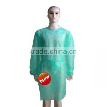 2012 Light Green Sterile Long Sleeve Surgical Disposable Gowns