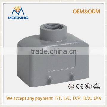 ME-H10B-TK-4B-PG16, Industrial Al-Alloy Die-Cast Material IP65 NBR TOP Entry Hoods of Heavy Duty Connector