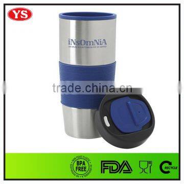16oz Insulated Thermos Stainless Steel Tumbler With Sleeve