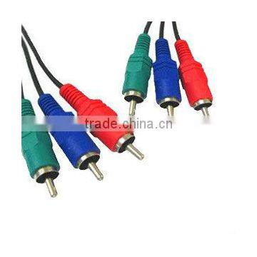 RGB Component YPbPr Cable - Male Plug to Plug - For HD RCA Video Signals