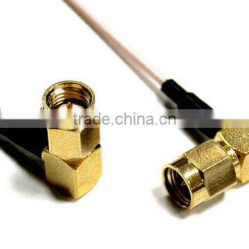 SMA RIGHT ANGLE PLUG TO SMA RIGHT ANGLE PLUG CABLE