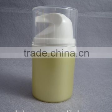 empty plastic 50ml round bottle airless pump