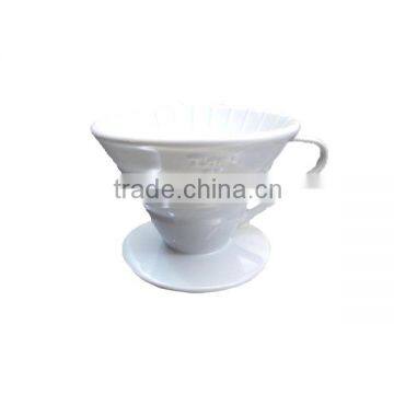 White gorgeous ceramic Coffee Dripper wholesale