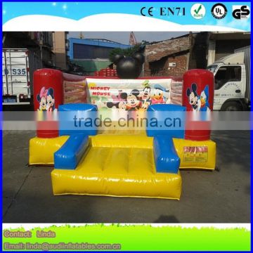 Inflatable Mini Bouncer With Cartoon Drawing