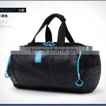 Leather Travel Bag, Pattern Sports Bag With Shoes Compartment photo-2