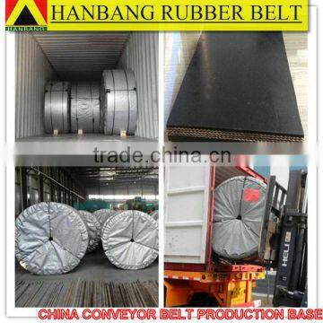 Oil-resistant conveyor belt EP300 cut edge