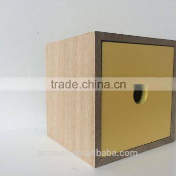 Yellow Wholesale Decorative Storage Wooden Table Case photo-2