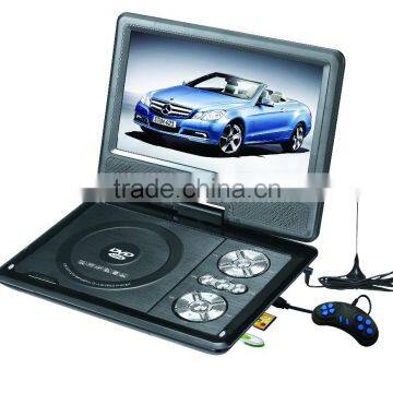 9.8" inch DVD Interface: SD/USB/TV/Earphone/AV input-out/Game