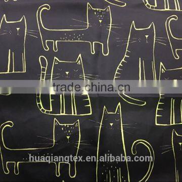 Cute Cartoon Cat Print Animal Print Baby Fabric for Children Winter Jacket photo-2