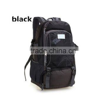 black outdoor backpack for traveling