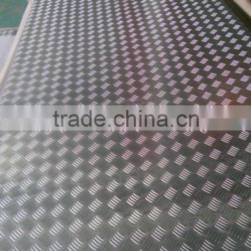 6mm thick five bars aluminium tread sheet