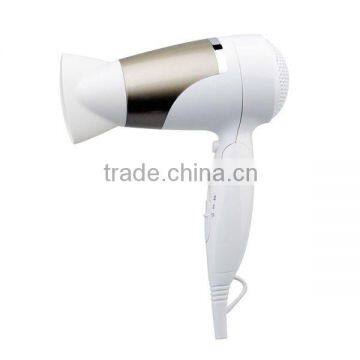 Travelling dc hair dryer with foldable handle and POWER1400W