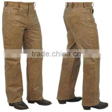 Antique Leather Motorbike Pant