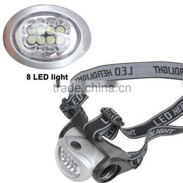 Super Bright 8 LEDs Headlamp 3 Mode Energy Saving Outdoor Sports Camping Fishing Head Lamp Flashlights photo-5