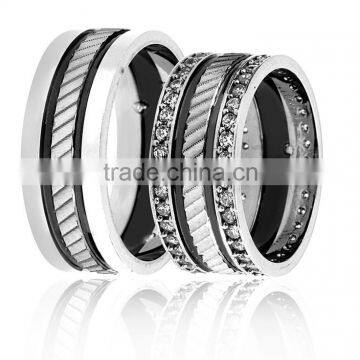 925K Sterling Silver Wedding Band His Her High Newest Model Handmade Ring BSVYS029