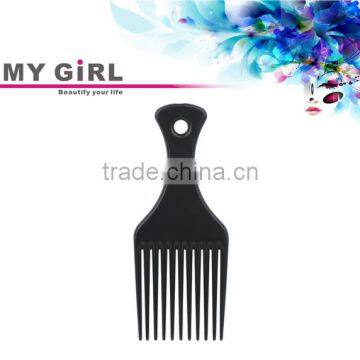 MY GIRL 2016 Wholesale Morden Moon Design Fluff Comb Black Mens Plastic Magic Laser Hair Comb photo-6