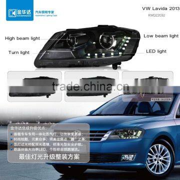 Headlight within high beam light turn light led light vw car radio android for Vw Lavida 2013