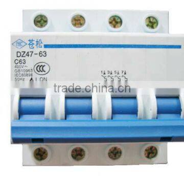 Mini Circuit Breaker DZ47 Breaker