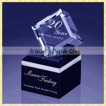 Personalized Engraved Crystal Trophy Awards For Business Service Souvenir Gifts