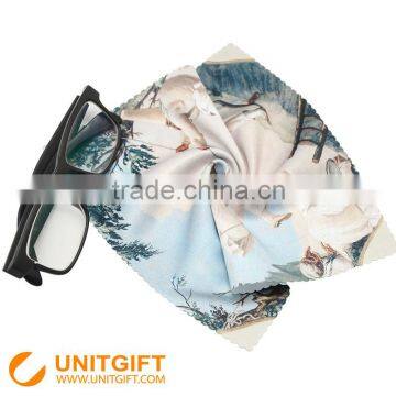 Custom Logo brand microfiber jewelry cleaning cloth/glasses cleaning cloth