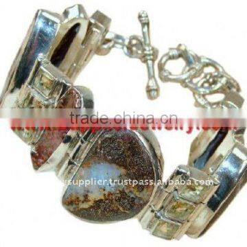 Blood Stone Silver Jewellry Findings Wholesale Distributor Sterling Beads Bracelets