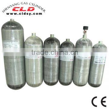 Empty aluminum lined Composite cylinders