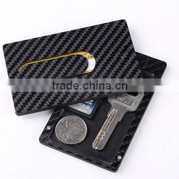 Full carbon fiber bank cards card holder multifunctional card holder