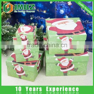 Factory supply Custom Made christmas 8x8cm cardboard paper gift box