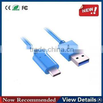 Customized 1m,2m,3m standard USB 3.0 data cable to USB 3.1 type C cable with customized Retail package