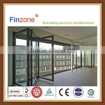 Top quality special style aluminum bi folding doors prices