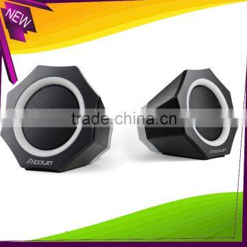 A23 Two Channels Black USB Supply Mini Speaker Box Sound System
