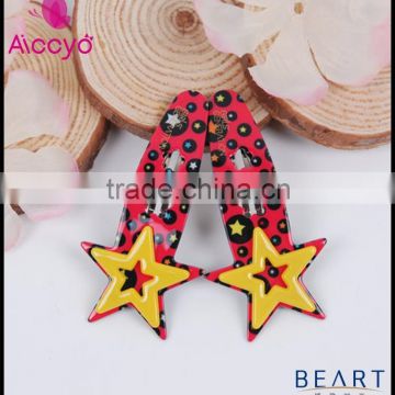 AICCYO New Product Cheap Price Star shaped Snap Clips With Pad