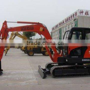 6tons mini crawler excavator