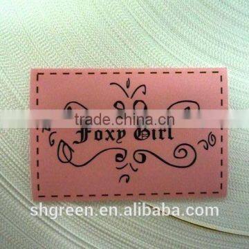 Excellent apparel clothing printing tag