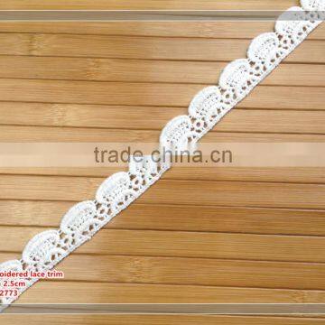 high quality special embroidered border lace trim