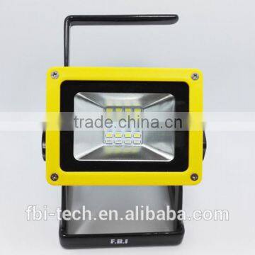 Free sample 10w smd rechargeable led flood light with power bank charger