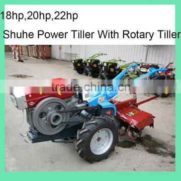 Small Diesel Two Wheel Garden Rotavator