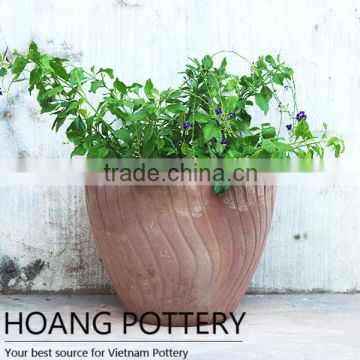 Terracotta Flower Planter Outdoor Decoration