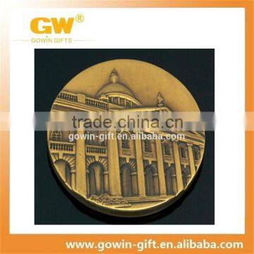 Top Quality Custom Emboss Brass Coin