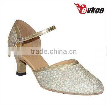 Shining line dance shoes ballroom dancing shoes for women tap dancing shoes from Evkoo