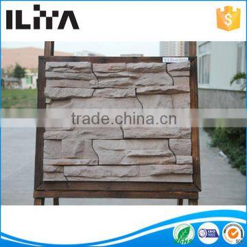 No fadding white cement artificial brick rought cladding stone cheper price than resin art panels