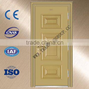 Gold plating apartment door stainless steel gate door