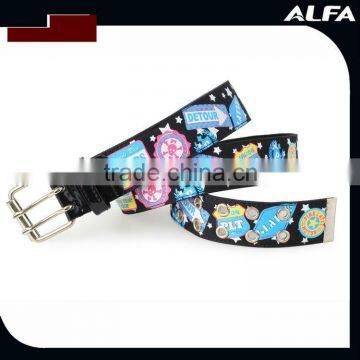 Buckle Belt Printing Canvas Belt