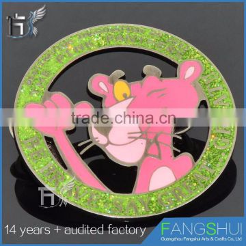 Factory price metal lion badge china manufacturer supply