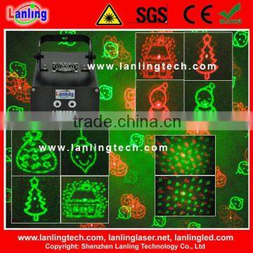 8 gobos DMX Mini laser projector/ laser show system