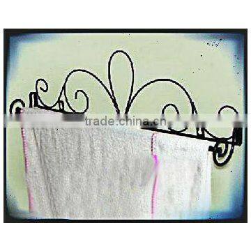 home decor Vintage wall Organizer towel rack bathroom accessory metal towel rack