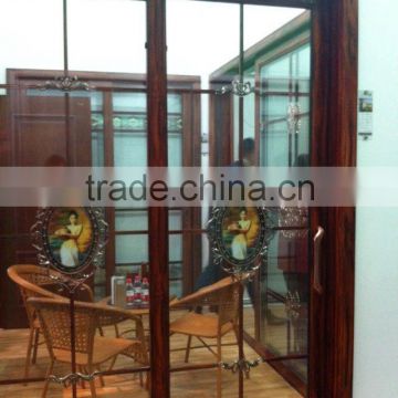 China high quality OEM Aluminum alloy frame glass interior doors