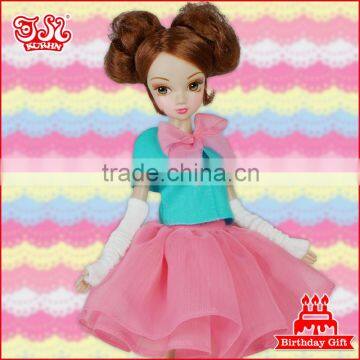 Hot sell 28cm fashion toy girl doll clothes gift set