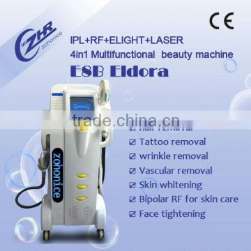 530-1200nm E8B Ipl Hair Removal Beauty Equipment/e-light Hair Removal Ipl Rf Nd Yag Laser Multifunction Machine