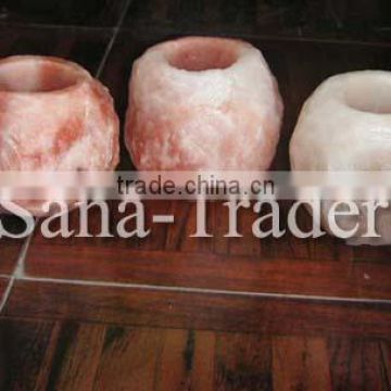 Salt Light / Salt Candle Holder / Himalayan Salt / Rock Salt / Natural Salt Tea Light / Crystal Salt Tea Light